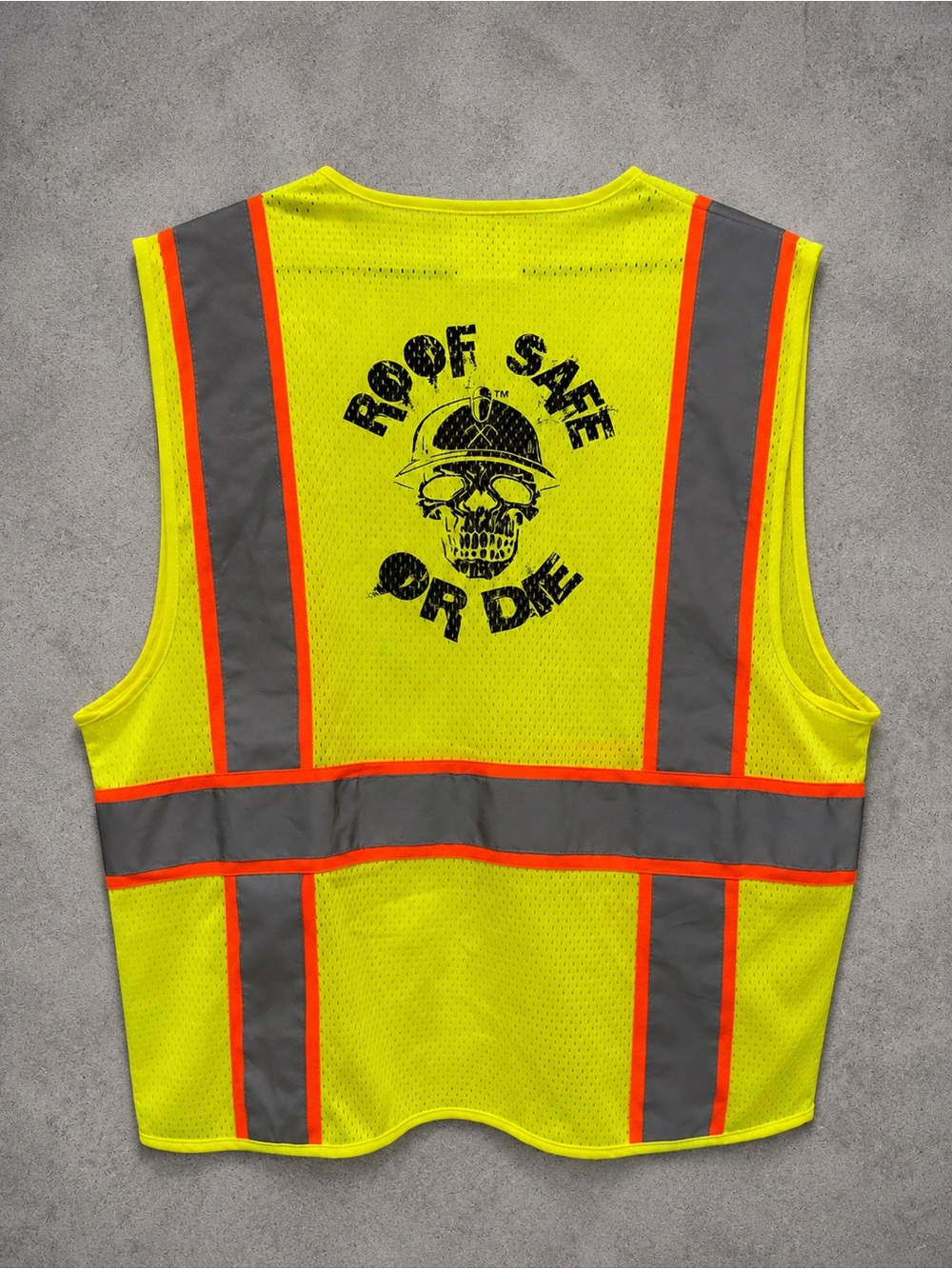 Roof Safe Or Die Safety Vest Size Medium